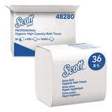 Scott 48280 Hygienic Bath Tissue, Septic Safe, 2-Ply, White, 250/Pack, 36 Packs/Carton 2