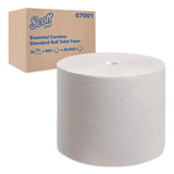 Scott 07001 Essential Extra Soft Coreless Standard Roll Bath Tissue, Septic Safe, 2-Ply, White, 800 Sheets/roll, 36 Rolls/carton 2