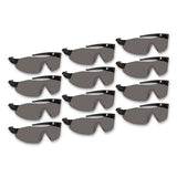 Smith & Wesson KCC23453 44 Magnum Safety Glasses, Black Frame, Black Lens, 12/Box 2