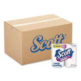 Scott 10183 1000 Bathroom Tissue, Septic Safe, 1-Ply, White, 1,000 Sheets/Roll, 4 Rolls/Pack, 12 Packs/Carton 2