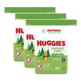 Huggies 31816 Natural Care Sensitive Baby Wipes, 1-Ply, 3.88 x 6.6, Unscented, White, 184/Pack, 3 Packs/Carton 2