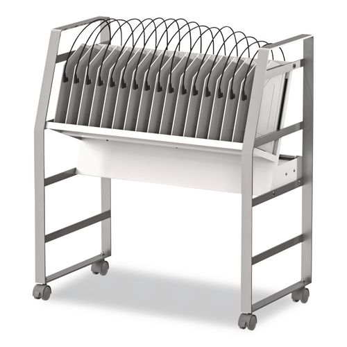Luxor CHMC005 16 Bay Open Charging Cart for 16 Devices, 27 x 14.75 x 30