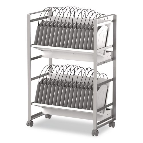 Luxor CHMC006 32 Bay Open Charging Cart for 32 Devices, 27 x 14.75 x 39.75