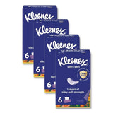 Kleenex 54317 Ultra Soft Facial Tissue, 3-Ply, White, 120/Box, 6 Boxes/Pack, 4 Packs/Carton 2