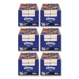 Kleenex 54635 On The Go Packs Facial Tissues, 3-Ply, White, 10/Pouch, 16 Pouches/Pack, 6 Packs/Carton 2