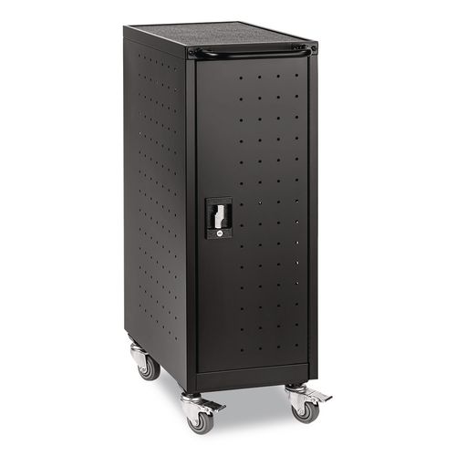 Luxor LLTP12-B 12 Laptop/Chromebook Compact Charging Cart for 12 Devices, 14 x 21.15 x 39.62