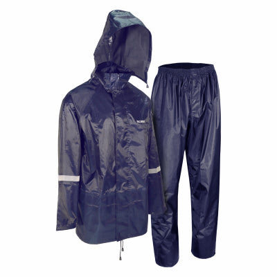 Safety Works Inc B44623/L LG NVY Boss Rainsuit