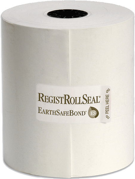 National Checking 1300SP 15# Bond Register Rolls 3" x 165' White Shrink Pack 1-Ply 30/CS