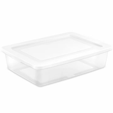 STERILITE 42468010 28QT StorageBox/WHT Lid