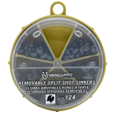 Inception Outdoors Llc VREMSS-124 124PC Split Shot Weight