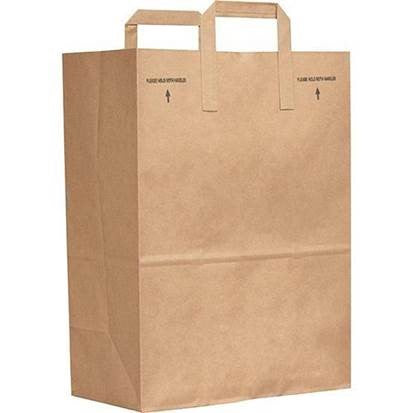 Duro 88885 1/6 EZ Karry Up 70# Basis Bag Kraft 12" X 7" X 17" 300/CS