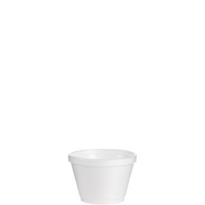Dart 6SJ12 Foam Food Container 6 oz 1000/CS