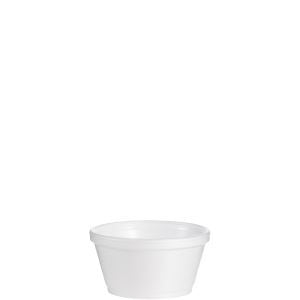Dart 8SJ20 Foam Food Container 8 oz 1000/CS