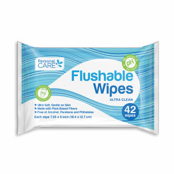 Delta Brands, Inc. 12039-12 42CT Flushable Wipes