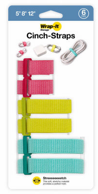 JJAAMM LLC 206-CS-582CLT 6PK ASSTD Storage Strap
