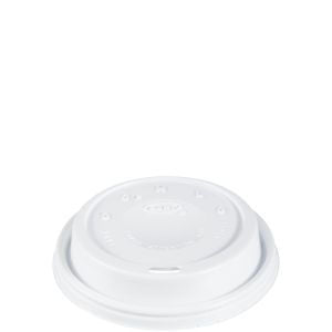 Dart 16EL Cappuccino Dome Lid White 1000/CS