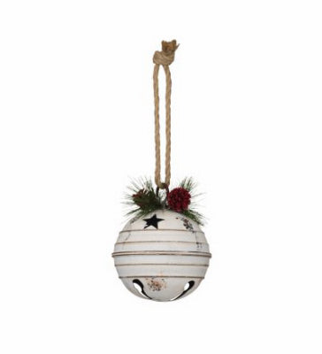 Regal Art & Gift 13740 RND ANT WHT Winter Bell