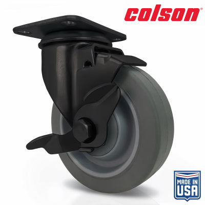 Shepherd Hdwe. Prod., Llc. 82256 4" GRY RubbSWVLK Caster