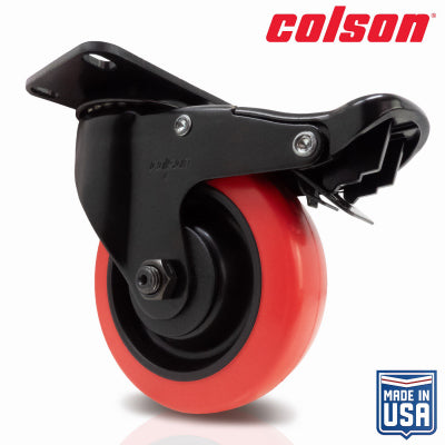Shepherd Hdwe. Prod., Llc. 82267 4" RED PolySWVLK Caster