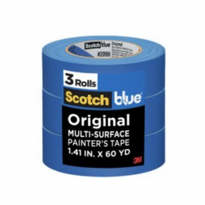 3M COMPANY 2090-36AP3 3PK 1.41x60YD BLU Tape
