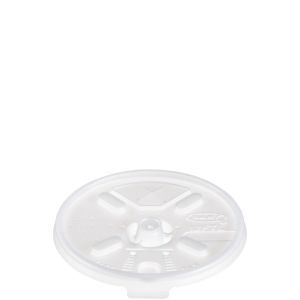Dart 12FTLS Lift n' Lock w/ Straw Slot Lid Translucent 1000/CS
