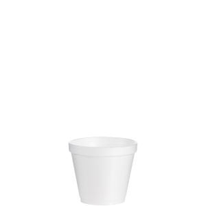 Dart 8SJ12 Foam Food Container 8 oz 1000/CS