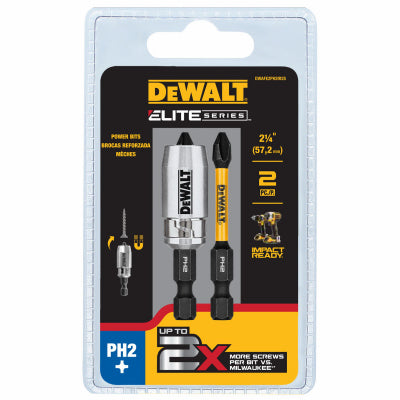 Dewalt Accessories DWAFE2PH2IR2S 2PC 2" PH2 Bit Set