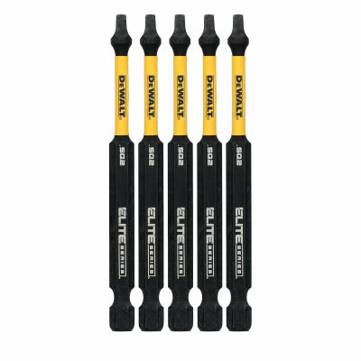 Dewalt Accessories DWAFE3SQ2IR5 5PC 3-1/2" SQ2 Bit Set
