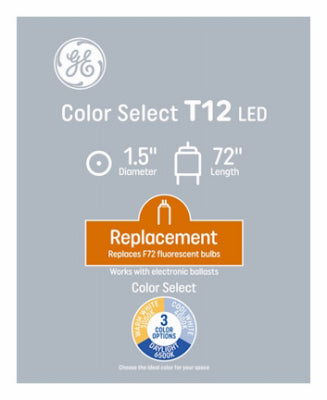 G E LIGHTING 93132065 2PK LED 6' 19W T12 Bulb