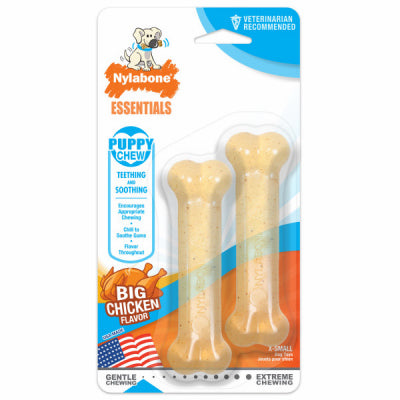 Nylabone Products N101TPWXXX 2PK Puppy Chew