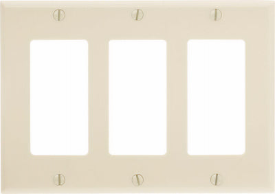 Leviton Mfg Co 001-80411-00I Iv 3-Rocker Wall Plate