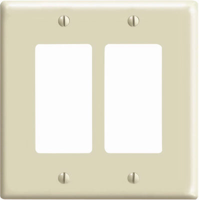 Leviton Mfg Co 001-80609-00I Iv 2-Gfi Wall Plate