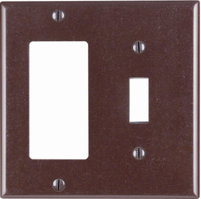 Leviton Mfg Co 002-80405-000 Brn Gfi/Togl Wall Plate