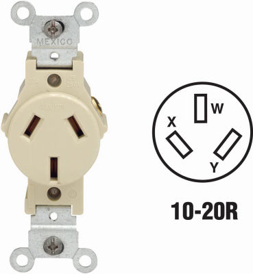 Leviton Mfg Co 003-05032-00I 20A Iv Single Outlet