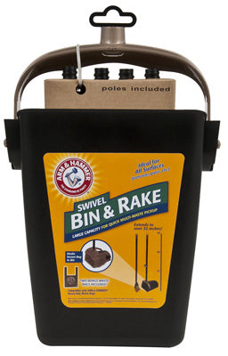 PETMATE 71034 Waste Swivel Bin/Rake