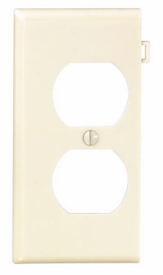 Leviton Mfg Co 924-0PSE8-00I Iv Duplex End Plate