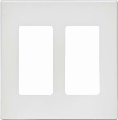 Leviton Mfg Co C42-80309-00W Decora Screwless Plate