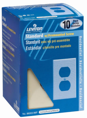 Leviton Mfg Co M25-86003-IMP 10PK Iv Dup Plate