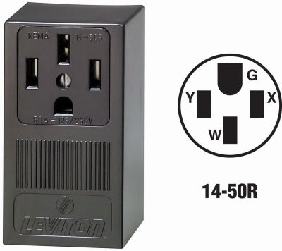 Leviton Mfg Co R20-55050-P00 Surface Range Outlet