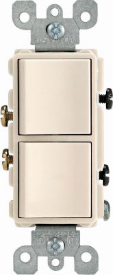 Leviton Mfg Co R66-05634-0TS Lt Alm Dplx Switch