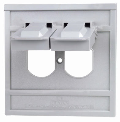 Leviton Mfg Co 000-04986-0GY Gry Outdor Outlet Cover