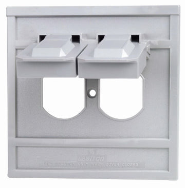 Leviton Mfg Co 000-04986-0GY Gry Outdor Outlet Cover