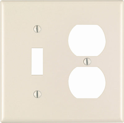 Leviton Mfg Co 000-78005-000 Lt Alm Combo Wallplate