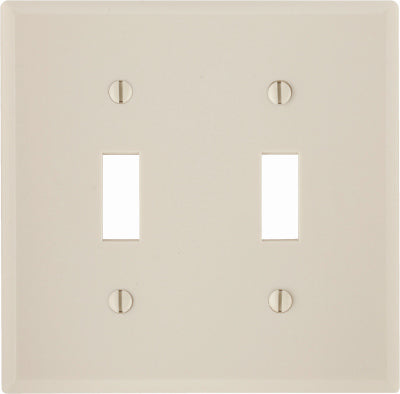 Leviton Mfg Co 000-78009-000 Lt Alm 2-Tgl Wallplate