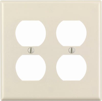 Leviton Mfg Co 000-78016-000 Lt Alm 4OUT Wallplate