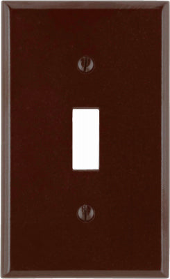 Leviton Mfg Co 001-85001-000 Brn 1-Toggle Wall Plate