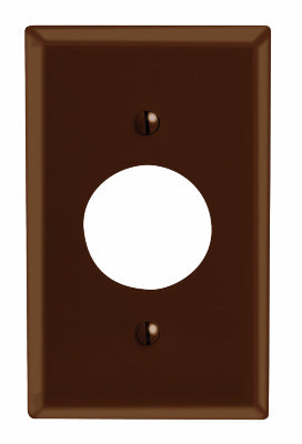 Leviton Mfg Co 001-85004-000 Brn 1-Outlet Wall Plate