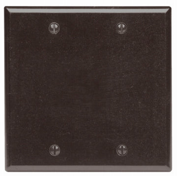 Leviton Mfg Co 001-85025-000 2G Brn Blank Wallplate