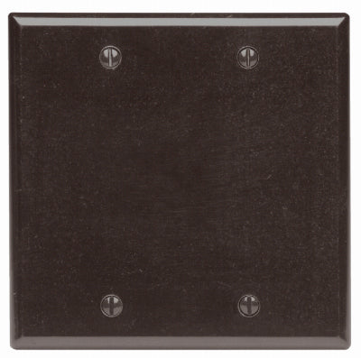 Leviton Mfg Co 001-85025-000 2G Brn Blank Wallplate