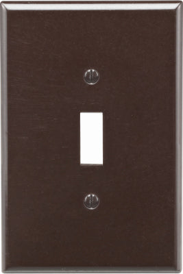 Leviton Mfg Co 001-85101-000 Brn 1-Toggle Wall Plate